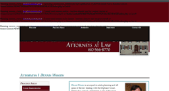 Desktop Screenshot of denniswoody.com